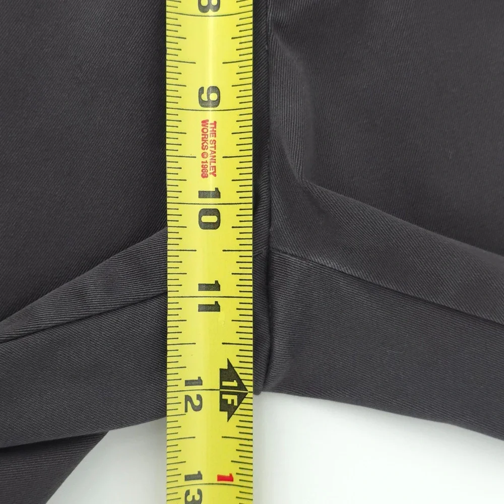 Banana Republic Mens Aiden Chino 32x30 Charcoal‎ Gray Slim Fit Stretch Pants